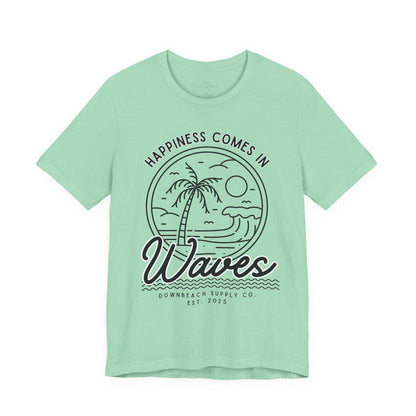 Happiness Comes in Waves Graphic Tee