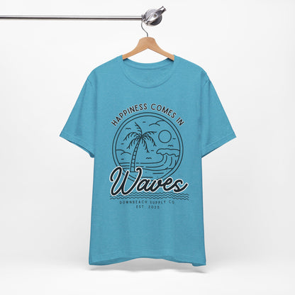 Happiness Comes in Waves Graphic Tee