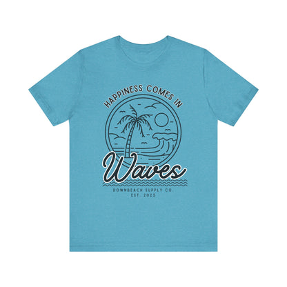 Happiness Comes in Waves Graphic Tee